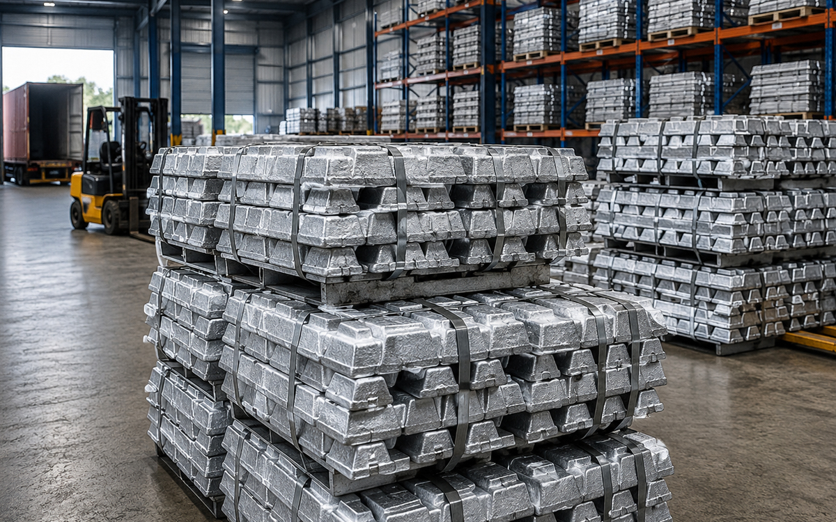 Lingotes de aluminio